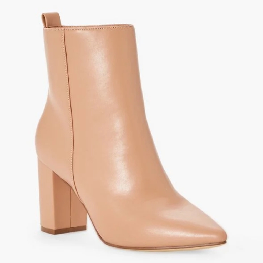 JustFab Tan Ankle Boots - Picture 3 of 8